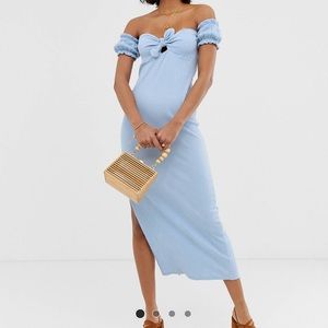 ASOS off the shoulder dress